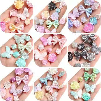 20 г/пакет 10-29 мм, полимерные градиентные бусины из розовой смеси, браслет «сделай сам», ожерелье, серьги, аксессуары для изготовления ювелирных изделий 10-29mm 20g/bag