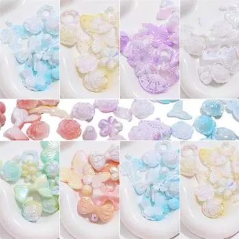 20 г/пакет 8-43 мм акриловые кремовые бусины смешанного стиля DIY браслет ожерелье серьги ювелирные аксессуары 8-43mm 20g/bag