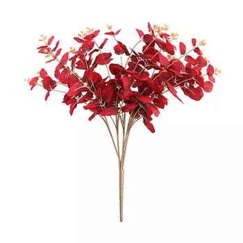 20 головок искусственных цветов Букет для домашнего офиса Декор Пластиковый Шелковый Тканевый Цветок