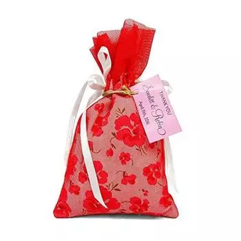 20 хлопковых и сетчатых подарочных мешочков с завязками, маленькие сувенирные пакеты для свадебной вечеринки в деревенском стиле с персонализированной бумагой разноцветный