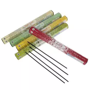 20 * Индийские благовония Аутентичные тибетские ароматические палочки сандалового дерева с разнообразным вкусом lily