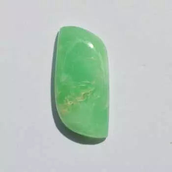 20 карат высшего качества натуральный драгоценный камень хризопраз кабошон, полудрагоценный россыпью камень 28x13 мм фантазийной формы 28x13 mm зелёный