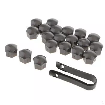 20 колпаков ступиц Колесный колпак со съемником серый