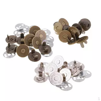 20 комплектов магнитных застежек и заклепок с пряжкой 18 мм для шитья, рукоделия, сумок, одежды, скрапбукинга