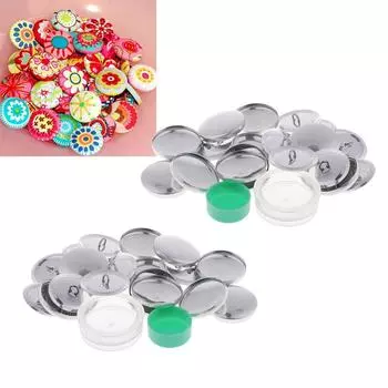 20 комплектов машинных кнопок, тканевая основа, полуфабрикаты для рукоделия, 30 мм 30mm