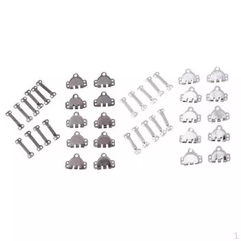 20 комплектов металлических швейных крючков и застежек для брюк, юбки, платья, поделки