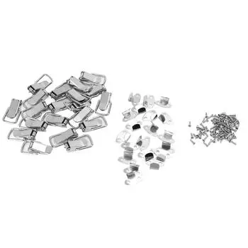 20 комплектов застежек-замков 43x21MM, маленькие железные коробки, пряжки-утиные носы, пружинные замки, декоративные аксессуары