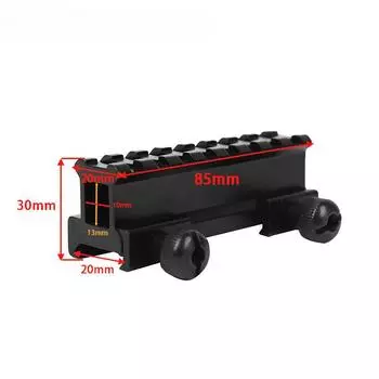 20 Конверсионный кронштейн из алюминиевого сплава 20 мм на 8 слотов