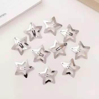 20 Красочных Заколок для Волос в Виде Звездочек для Девочек Детей Милые Украшения для Волос Заколки Барретты Головные Уборы Детские Аксессуары для Волос