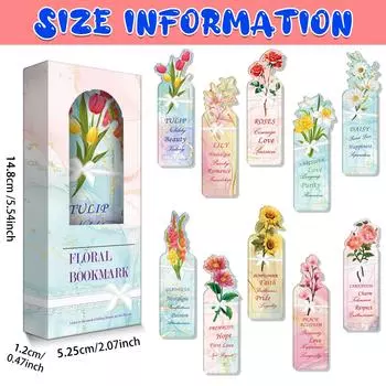 20 креативных тем Закладки в форме бумаги Растения Цветы Подарки для студентов Сообщения Закладки-клипсы