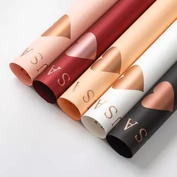 20 листов цветочной упаковки, пластиковая бумага, цветочный упаковочный материал, водонепроницаемый узор с английскими буквами чёрный