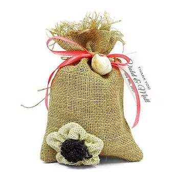 20 маленьких мешочков из мешковины, свадебные сувенирные мешочки в деревенском стиле с персонализированными бирками, мешочек для вечеринок на шнурке 4 x6.5 коричневый