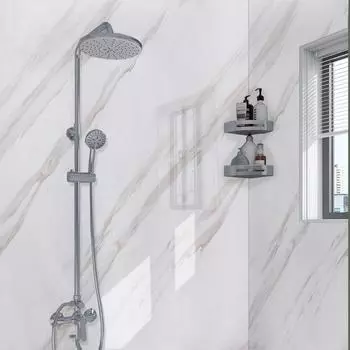 20 метров самоклеящиеся обои ванная комната водонепроницаемые наклейки туалет ремонт стен без формальдегида кухонный декор наклейки на стены 300CM X 60CM