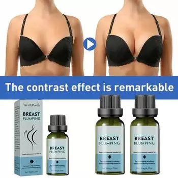 20 мл масло для груди не раздражает, натуральное, эффективное, увлажняющее, портативное, увеличивающее упругость, мягкое, увеличивающее грудь эфирное масло для женщин 20ml