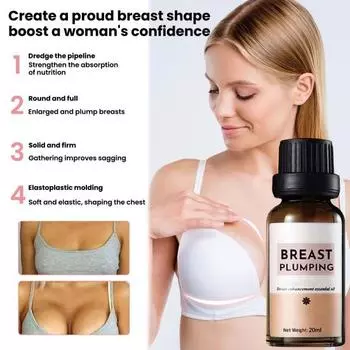 20 мл массажное масло для груди, быстрое впитывание, нежный, безопасный материал, эффективное, портативное, увлажняющее, мягкое