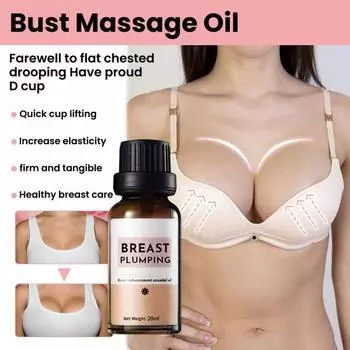 20 мл массажное масло для груди, быстрое впитывание, нежный безопасный материал, эффективное портативное увлажняющее, мягкое эфирное масло для увеличения груди для женщин 20ml