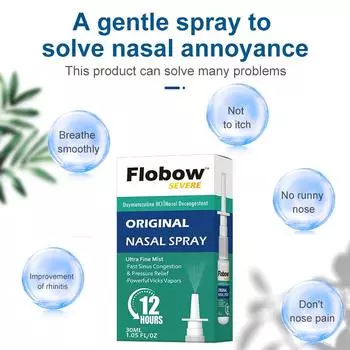 20 мл назальный спрей для профилактики и устранения проблем с носом, заложенностью носа, насморком