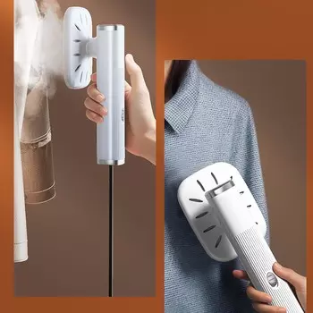 20 мл вращающийся паровой утюг ручной мини портативный USB штекер парогенератор портативный отпариватель для одежды домашний дорожный подвесной глажка USB чёрный