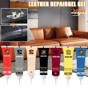 20 мл Жидкий набор для ремонта кожи Очиститель для обуви Home Up Color Repair and Renovation Paste Бытовая химия для чистки Coffee