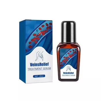 20 мл жидкости для восстановления вен снимает боль при варикозном расширении вен на ногах от земляных червей Mai Kang Shu One Size синий