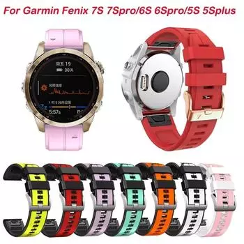 20 мм быстросъемный ремешок для Garmin Fenix 7S 6S Pro 5S Plus / Descent Mk2S / Descent Mk3 43 мм / Instinct 2S аксессуары для часов 20mm