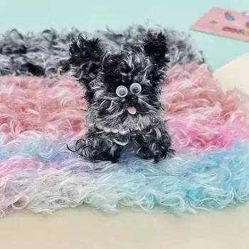 20 мм DIY Миниатюрные животные Игрушки Куклы Мору Аксессуары ручной работы Куклы своими руками Плюшевая палочка-крутилка