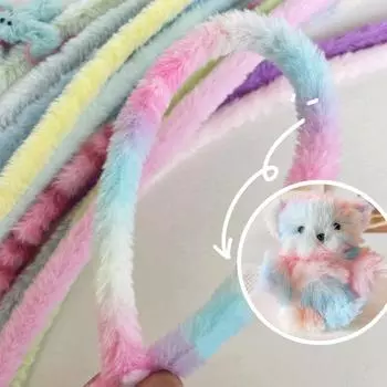 20 мм кукла своими руками маленькая молочная собака материал плюшевые скручивающиеся палочки креатив