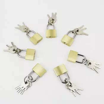 20 мм Маленький Медный Замок Замок для Багажа Замок Для Рюкзака Цепь Замок Для Конфиденциальности Дневник Ящик Для Инструментов Замок Для Домашней Фурнитуры Оптовая Продажа