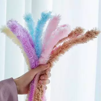 20 мм Материал Кристалл Бархат Твист Палочка Ручная работа Кукла Щенок Шерстяные полоски Искусственные шерстяные полоски