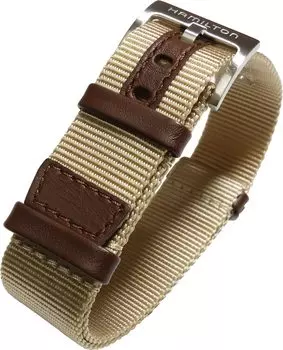 20 мм подлинный ремень H690694103 хаки полевой механический подлинный продукт бежевый номер корпуса H694390 [Hamilton] (Н690.694.103)
