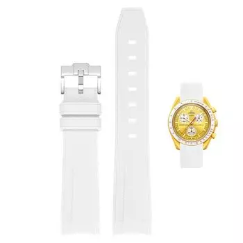 20 мм ремешок для часов Omega белый