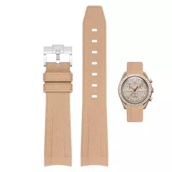 20 мм ремешок для часов Omega коричневый