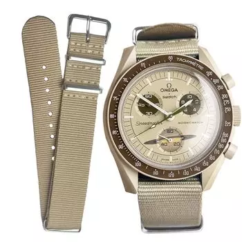 20 мм ремешок для часов Omega X Swatch Omega и Swatch Speedmaster Moon Swatch ремешок для часов нейлоновый ремешок легкая замена для мужчин и женщин [Ocdin] NATO®