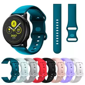 20 мм ремешок для часов Samsung Smartwatch Bands силиконовый Night Party Shining подходит для Samsung Galaxy Watch 5 ремешок 20 мм универсальный 20mm белый