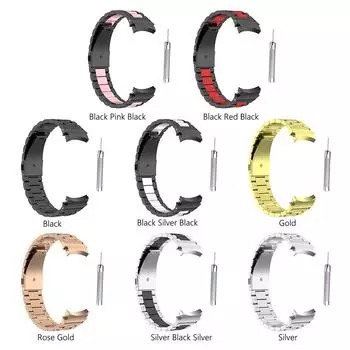 20 мм ремешок для часов универсальный ремешок для часов Samsung Galaxy Watch 5 Pro Black Pink