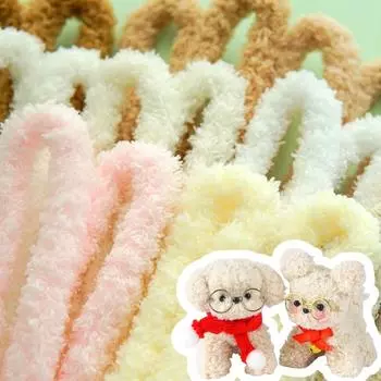 20 мм ручная работа DIY материал плетеный плюшевый нить с железной нитью игрушки швейные принадлежности