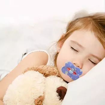 20 наклеек антихраповые наклейки для детей ночной сон губы нос дыхание улучшение пластырь корректирующая наклейка лента A1