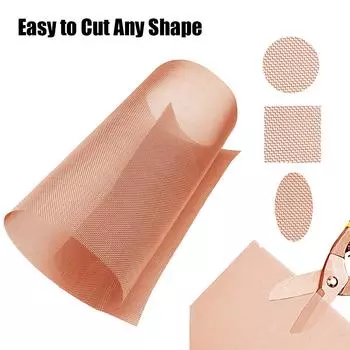 20 пакетов по 10 сеток, 99,9% чистая медь, тканая сетка, медная сетка, мелкая сетка, 2,95x2,95 дюйма 180 Mesh- 2.95x2.95in- 20Pack