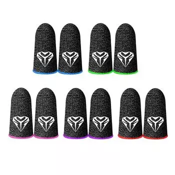 20 пар игровых накладок на пальцы, дышащие напальчники для игр PUBG, антипотовые напальчники для сенсорных экранов, чувствительные сенсорные перчатки