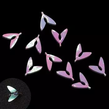 20 пар предварительно вырезанных крыльев шмеля/дома для вязания мух, прозрачные перламутровые крылья для рыбалки, реалистичный материал для вязания мух 20Pairs