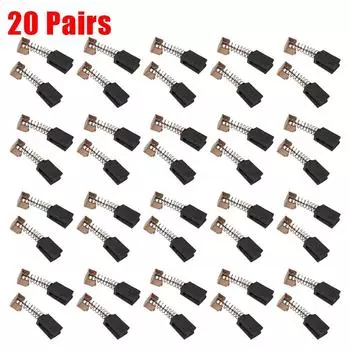 20 пар угольных щеток для угловой шлифовальной машины 5x8x12 мм для электроинструментов G720