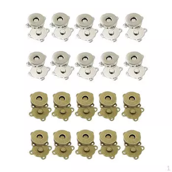 20 пар застежек-кнопок, кошельки, сделай сам, сумки, швейные поделки, 14 мм