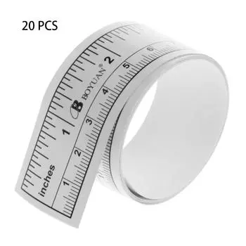 20 pcs Lightweight Measure Tape 90cm Vinyl Ruler Suitable Sewing Machine Sticker Workroom