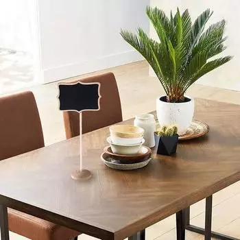 20 PCS Mini Chalkboard Chalkboard Signs with Easel Stand, Small Wooden Chalkboard for Party, Event Decorations