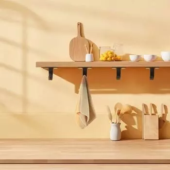 20 Pcs Screw Mounted Towel Hooks Stainless Steel Hanging Ornament Hooks Bathroom Cabinet чёрный