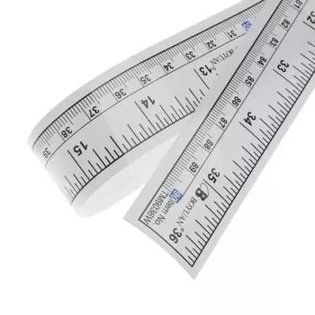 20 pcs Self Adhesive Measure Tape 90cm Vinyl Ruler Suitable Sewing Machine Sticker Measurement белый
