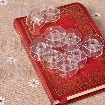 20 прозрачных пластиковых катушек для швейной машины Brother Singer Elna