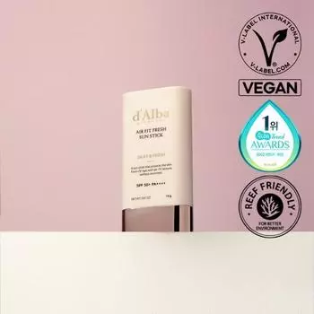 [20%][Пушистый чай] Dalva Air Fit Fresh Sun Stick 19г, Корейский солнцезащитный крем