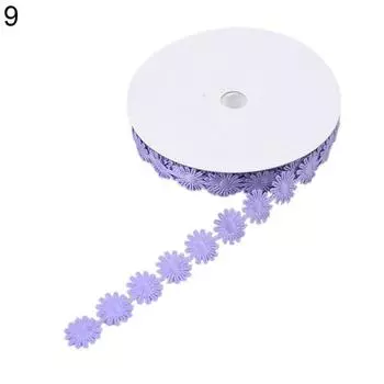 20 ярдов цветочная кружевная лента чистый цвет свадебное платье поясная отделка шитье DIY ремесло