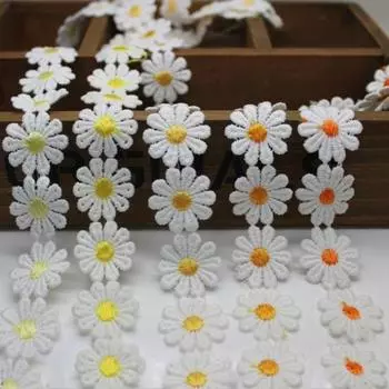 20 ярдов цветочная кружевная лента чистый цвет свадебное платье поясная отделка шитье DIY ремесло 20 Yard зелёный